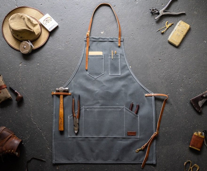 The Carpenters Apron - Fieldwork Co Waxed Canvas and Leather Hand Made Goods